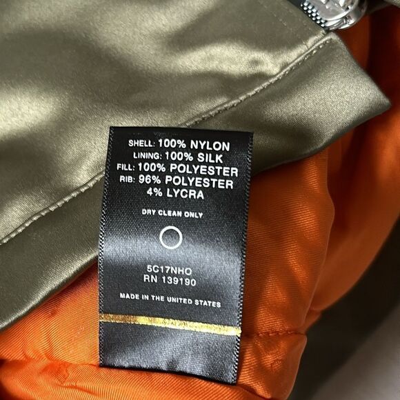 Fear Of God bomber jacket size M‎ sage/orange NWOT - Picture 10 of 11